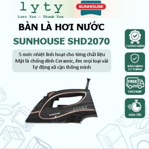 BÀN LÀ HƠI NƯỚC SUNHOUSE SHD2070.HÀNG CHÍNH HÃNG BẢO HÀNH TOÀN QUỐC