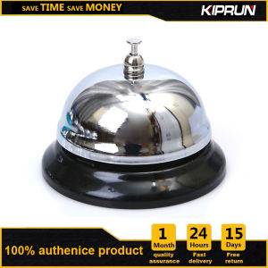 KIPRUN Call Bell Metal Anti-Rust Construction Desk Bell Service Bell for Hotels Schools Restaurants Kitchen Shop Hospitals Desk Service Bell