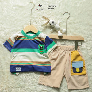 ANGENIUS Setelan Anak Laki-Laki Salur Broklyn Usia 1 - 4 Tahun