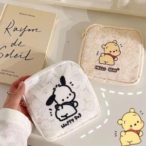 Túi Canvas Mini Cute – Túi Hoạt Hình Đa Năng Đựng Mỹ Phẩm Phụ Kiện Đồ Cá Nhân (Giao Mẫu Ngẫu Nhiên)