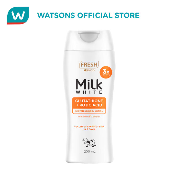 FRESH Skinlab Milk White Glutathione + Kojic Whitening Body Lotion 200ml