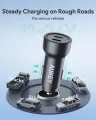 Aukey CC-Y23 Enduro Dual 65W 2-Port Car Charger For Laptop & Mobile (24 Months Warranty). 