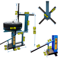 Alat Buka pasang  ban motor dan mobil manual tyre changer. 