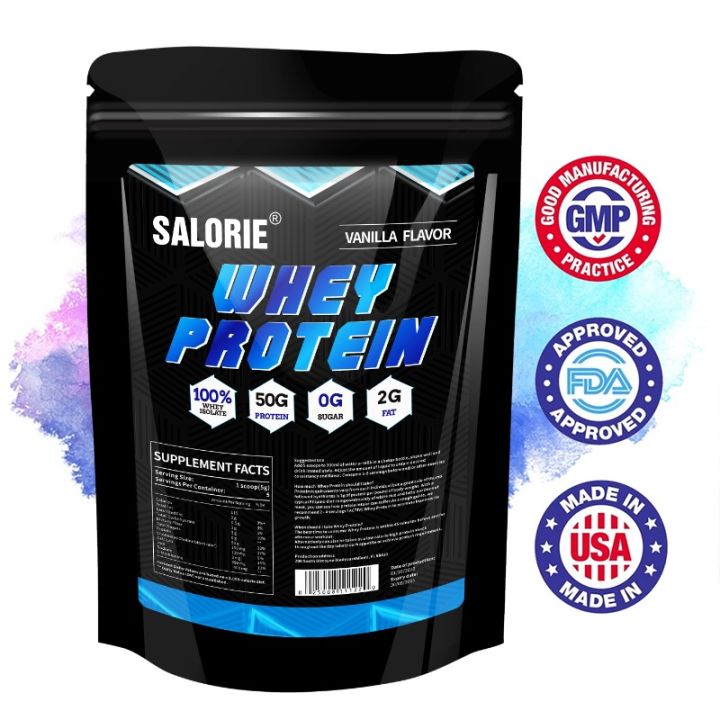 Vanilla Flavored Whey Protein Powder for Muscle Gain, Provide Energy