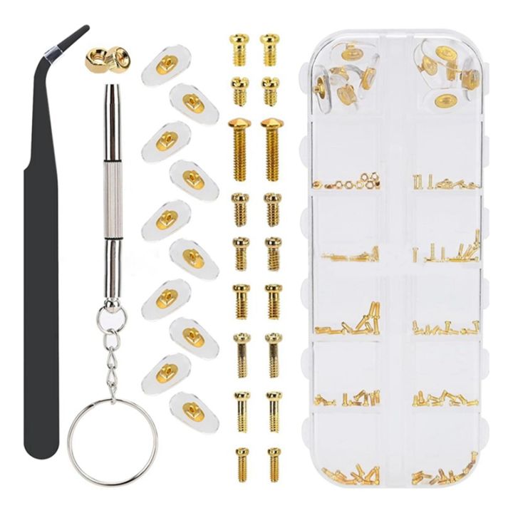 Miao34-Glasses Nose Pad Eyeglasses Nose Pads Replacement Repair Kit Eye  Glass Repair Kit with Screws, for Eye Glasses Lazada PH