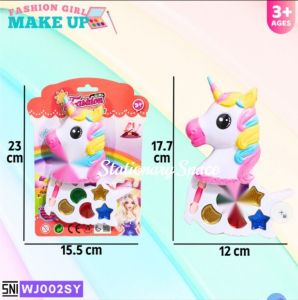Mainan Anak Make Up Glitter Karakter Kuda Poni / Unicorn Fashion Girl Make Up Set / Mainan Anak Kosmetik Unik
