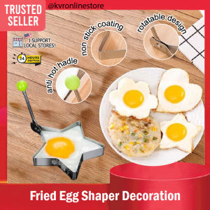 1PC Stainless Steel Fried Egg Shaper Omelette Mould Pancake Ring Frying Baking Accessories / Acuan Telur Goreng