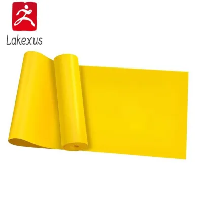 Lakexus Colorful Yoga Resistance Band Long Training Stretch Bands for Physical Therapy Lower Body home Strength Elastic Exercise Bands