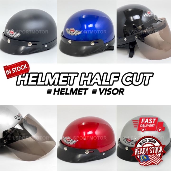 MHR DESIGN HELMET BRAND MTR HALF CUT MOTORCYCLE