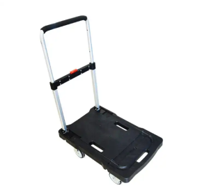 Big Capacity 4-Wheels Foldable & Adjustable Hand Trolley Flatbed Cart 150kgs Heavy Duty Easy to fold & Easy to carry