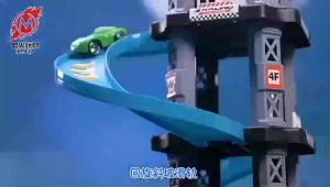 DIY Assemble City Mountain Highway Track Car Toy Parking Lot Gas Station Race Car Educational Mainan Kereta Budak