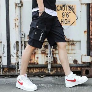 Shorts Mens Tooling Trendy Brand Summer 2022 New Men s Casual Five point Pants Loose All match Trend Men