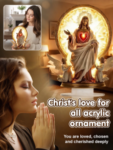 Acrylic Ornament Loves Humanity