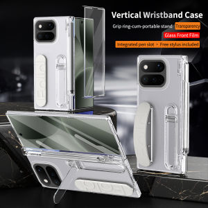 0930[Local Stock] Christmas Halloween For Google Pixel 11 10 Pro Fold Vertical Wristband Case Grip Ring-Cum-Portable Stand Pen Slot Hinge Protection Free Stylus Cover h261009