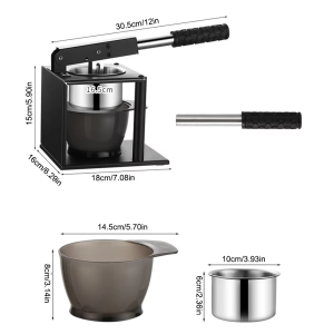 2 In 1 Juicer Machine Heavy Duty With Separator Fully Automatic Slag Juice Separator Juicers Heavy Duty Original Juicer Fruits And Vegetables Blender Portable Juicer Multi-Functional Juicer Machines For Office Restaurant Home