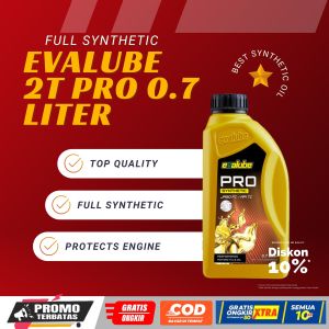 OLI SAMPING EVALUBE 2T PRO ORIGINAL ISI 700ML oli 2 tak OLI RXK RXS OLI 2TAK OLI SAMPING 0.7L