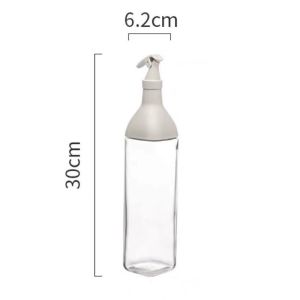 Gravity Oil Pot Glass Seasoning Spoon Bottle Oil Bottle Oil Dispenser Condiment Container Spice Jar