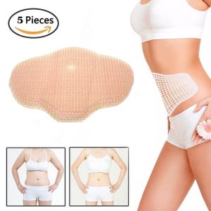 5Pcs Korea Abdomen Treatment Wonder Slimming Patch Belly Wing Fat Burning Navel Stick Weight Loss