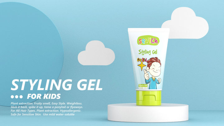 SEVICH Hair Styling Gel for Kids Non-irritating Children Hair Pomade Gentle Kids Hair Wax Hair
