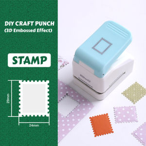 Creative Stamp Star Shape DIY Craft Punch Tool 3D Embossed Effect Journal Decorative Handmade Paper Cutter Puncher KWT