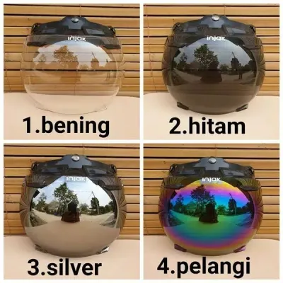 Kaca Helm Bogo Retro Cembung Injak