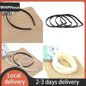 [COD] WHPHous Ship within 24 hours hedeguoji🍬Gift💕 Towering Pride 10 Pcs Set Plastic Hair Band No Teeth Children Hair Accessory DIY Craft 2 Colors