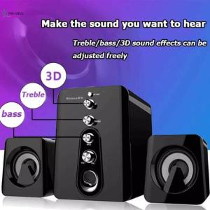 【MSLGHLEL】ลำโพงคู่ตั้งโต๊ะ ลำโพงคอม Desktop ปรับเบสได้ ลำโพงขนาดเล็ก เสียงดัง คุณภาพเสียงที่ดี