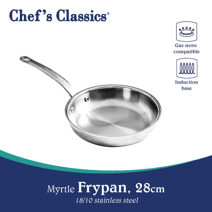 Chef's Classics Myrtle Stainless Steel Frypan, 28cm | Lazada PH