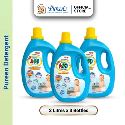 PUREEN A-B-D LIQUID DETERGENT 2 LITRE X 3 BOTTLES