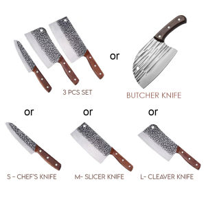 Japan Kitchen Knife Meat Cleaver Bone Chopping Knife Chef’s Knives Stainless Steel Fruit Knife Pisau Dapur Jepun 日本厨房刀