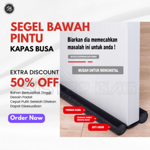 Busa Pengganjal Penghalang Celah Pintu Bawah Anti Kecoa Serangga Debu Udara Door Bottom Seal Strip