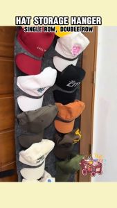 14 Slots Felt Hanging Hat Storage Bag Over Door Felt Baseball Cap Organizer Wall Door Mounted Hat Display Rack With Width Space Saving Storage