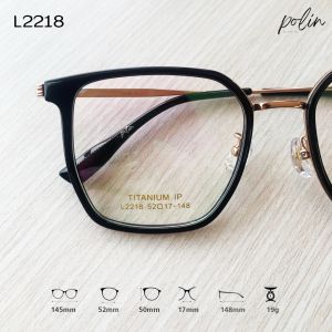 Polin กรอบแว่นสายตา รุ่น L2218 ไม่ใช่แว่นสำเร็จ สามารถนำไปตัดแว่นสายตาได้