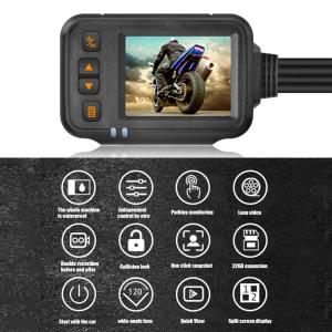 Dash Cam 1080P HD with Front and Rear View IP65 Waterproof Ideal for Safe Parking and Driving