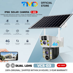 TMD V380 PRO Soalr Dual Lens Outdoor waterproof VCS-03 Wifi Cctv camera connect cellphone 360° 4G cctv camera for house outdoor