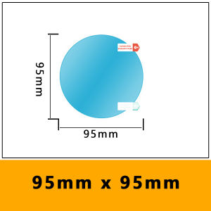 EVC.PH 2Pcs Anti Fog Film Rainproof Protective Film For Car Rearview Mirror Side Windows