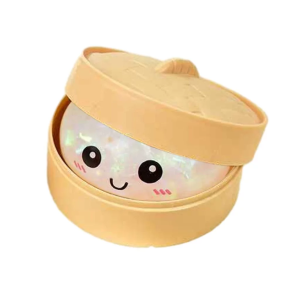 🎁Squishy Dumpling Simulated Steamed Bun Toy Stress Relief Sensory Toy Creative Dumpling Squishy Sensory Fidget Toys Slow Rebound Cute Squeeze Toys