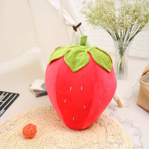 Gối Ôm Quả Dâu Tây Gấu Bông Trái Dâu Tây Dễ Thương (25cm--- 60cm) Vải Miniso Mềm Mịn An Toàn