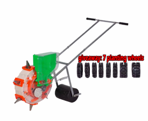 High efficiency seeding New style 7 Seede Hand Push Corn Planter Seeder / Soybean/ Peanut Planter