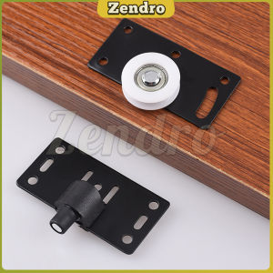 ZEO Closet Durable Hanging Concave Pulley Caster Wardrobe Cabinet Cabinet Sliding Door Roller