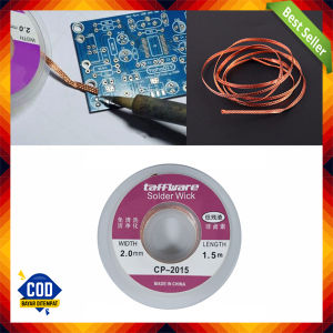 Solder Wick Pita Kawat Tembaga Pembersih Timah 1.5 Meter 2MM CP 2015
