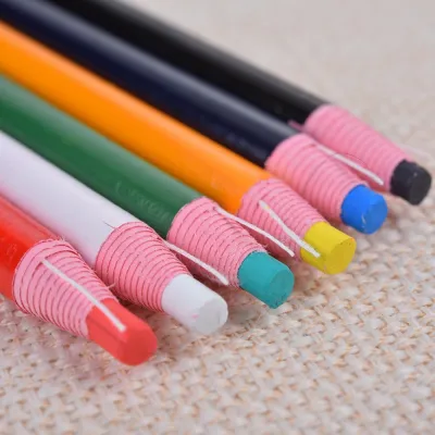 ดินสอเขียนผ้า ดินสอจุกระดุม ดินสอขีดผ้า STANDARD ดินสอดึง ครบสี ตัวเลือก 6 สี (ราคาต่อแท่ง)