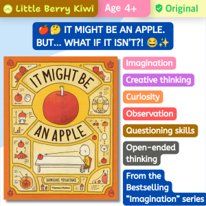 It Might Be An Apple | Shinsuke Yoshitake | Age 4+ | Thames & Hudson | Funny Kids Picture Book | Imagination & Creative | Children Book Birthday Gift present idea learning fun