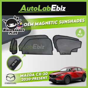 Mazda CX30 CX-30 2020 2021 2022 2023 NinjaShades Plus OEM Magnetic Car Sunshades (6pcs/set)