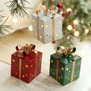 OLOPYN With Light Christmas Gift Pendant Glowing Hanging Christmas Tree Pendant Navidad Party Supplies Xmas Ornaments Home Decoration