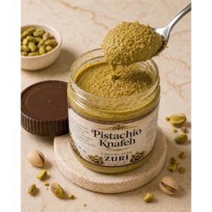 PISTACHIO & BISCOFF KNAFEH IN A JAR By ZURI CRAVINGS READY TO EAT WITH SPOON