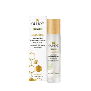 OUHOE Anti Aging Roller Essence Booster 10ML Helps Improve Skin Texture Supports Firming and Hydration For All Skin Types Fast Absorbing Non Greasy For 25+ Daily Routine Beauty Face Serum Roller