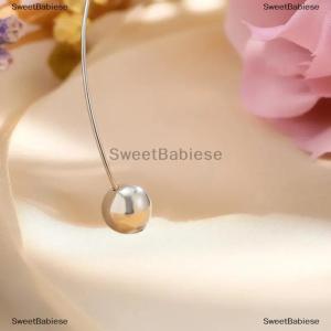 [COD] SweetBabiese Mở vòng tròn với CCB giả ngọc trai bóng Choker Vòng cổ cho phụ nữ thanh lịch cổ áo cưới torques đồ trang sức thời trang cho cổ