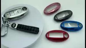 Creativity For Nissan Infiniti key Fob Cover (Black Key Case + Chain Set)