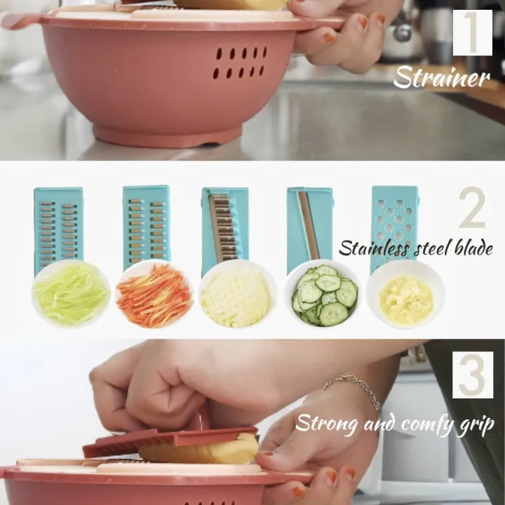 7in1%20Vegetable%20Cutter%20Shredder%20Vegetable%20Slicer%20Fruit%20Cutter%20with%20Basket%20Multifunction%20Kitchen%20Vegetables%20Food%20Chopper%20-%20Image%203
